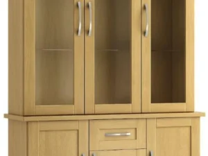 Lichfield 3 door 1 drawer display cabinet