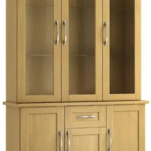 Lichfield 3 door 1 drawer display cabinet