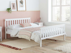 Oxford white bed frame