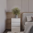 Malvern 3 drawer bedside