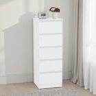Malvern 5 drawer narrow chest