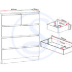 Malvern 3+2 drawer chest