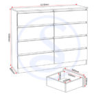 Malvern 8 drawer chest