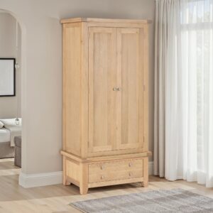 Winchester Oak 2 door 1 drawer robe