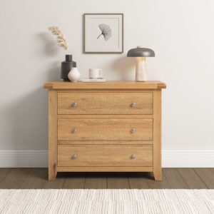 Winchester Oak 3 drawer chest
