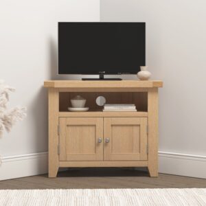 Winchester Oak corner TV unit