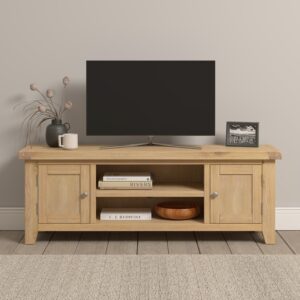 Winchester Oak straight TV unit